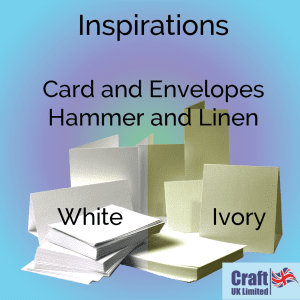 Hammer and Linen Inspirations Card And Envelopes Craft UK