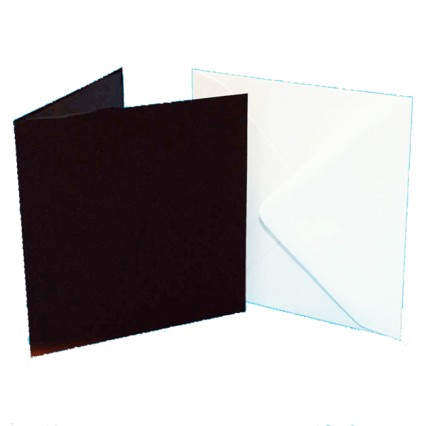 Black Cards and Envelopes (Craft uk)