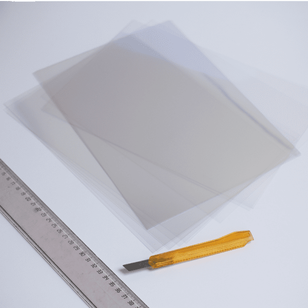 Acetate clear pvc sheets A4 200gsm