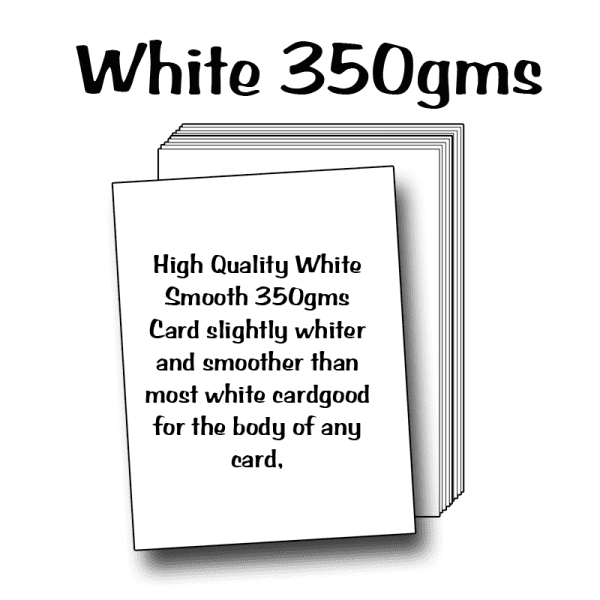 White Card Smooth 350 gms